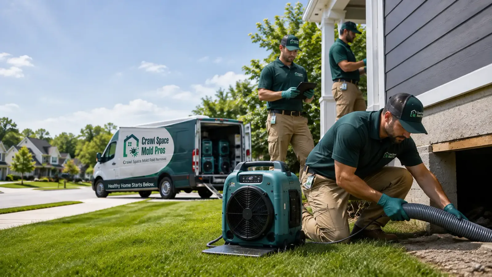 Crawl Space Mold Removal in Trenton, OH
